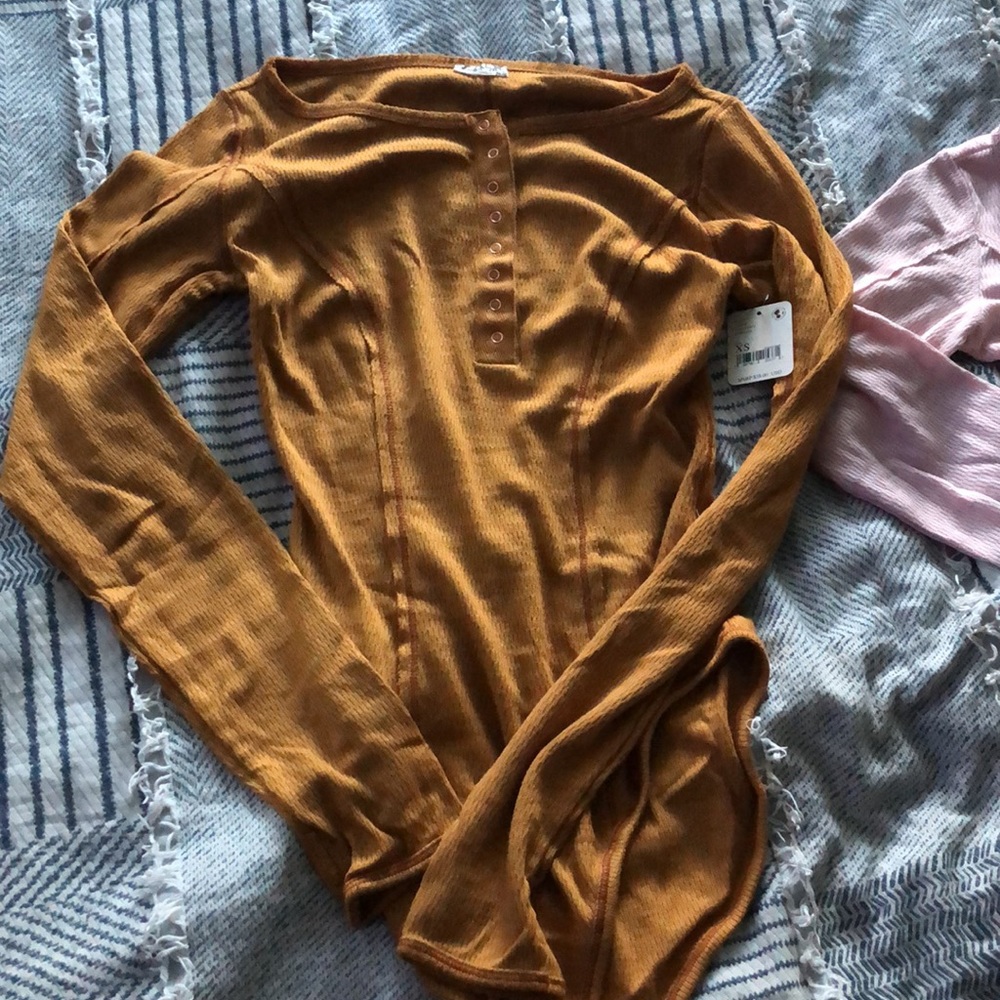 Free people Sloan bodysuits lot of 2 NWT - Picture 2 of 8